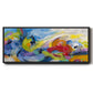 Racing Forms - Floater Framed Canvas Print