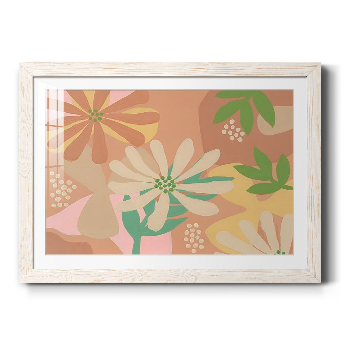 Neutral Blooms III-Premium Framed Print - Ready to Hang