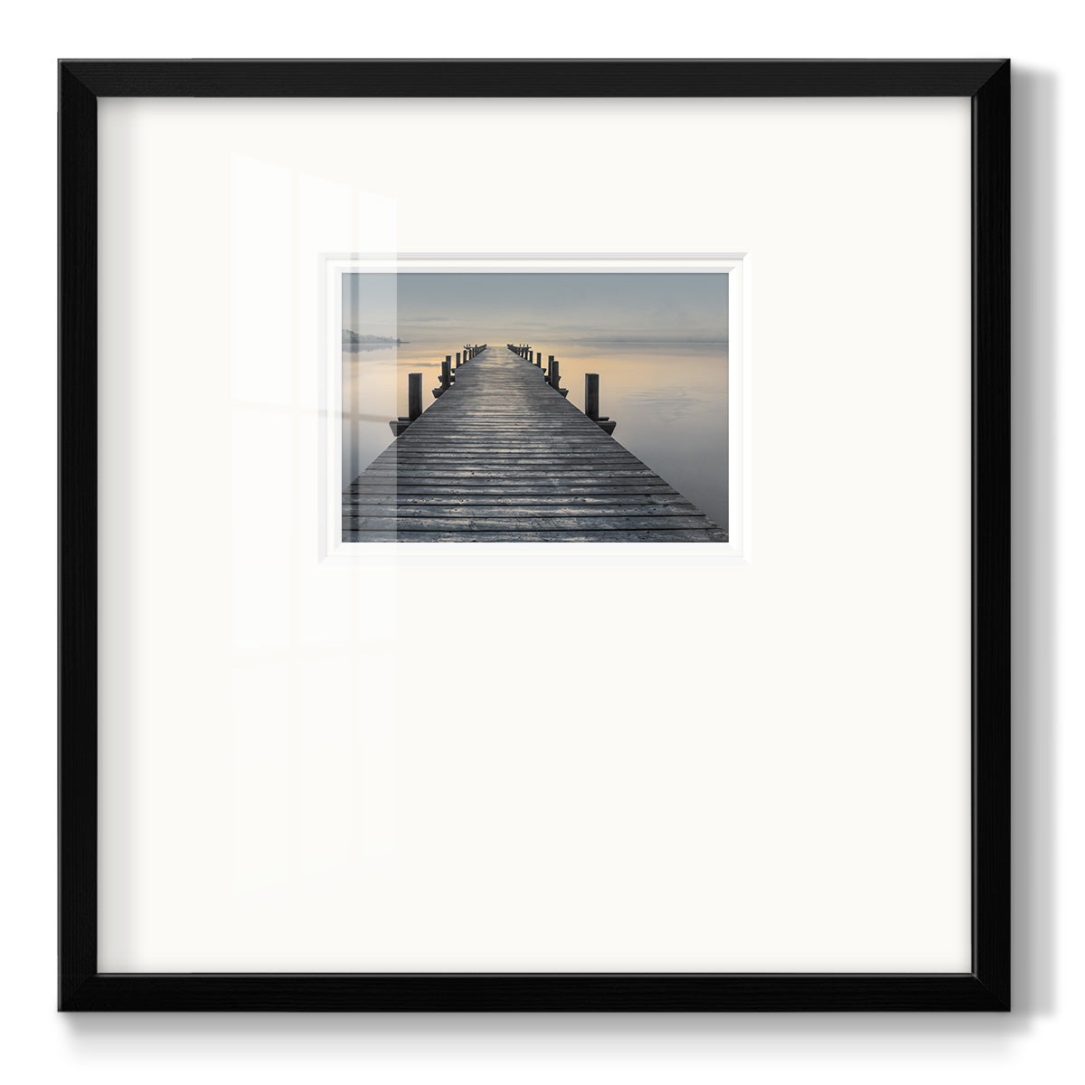 Sun Down - Double Matboard Framed Print