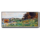 The Banks of the Seine at the Argenteuil Bridge, 1874 - Floater Framed Canvas Print