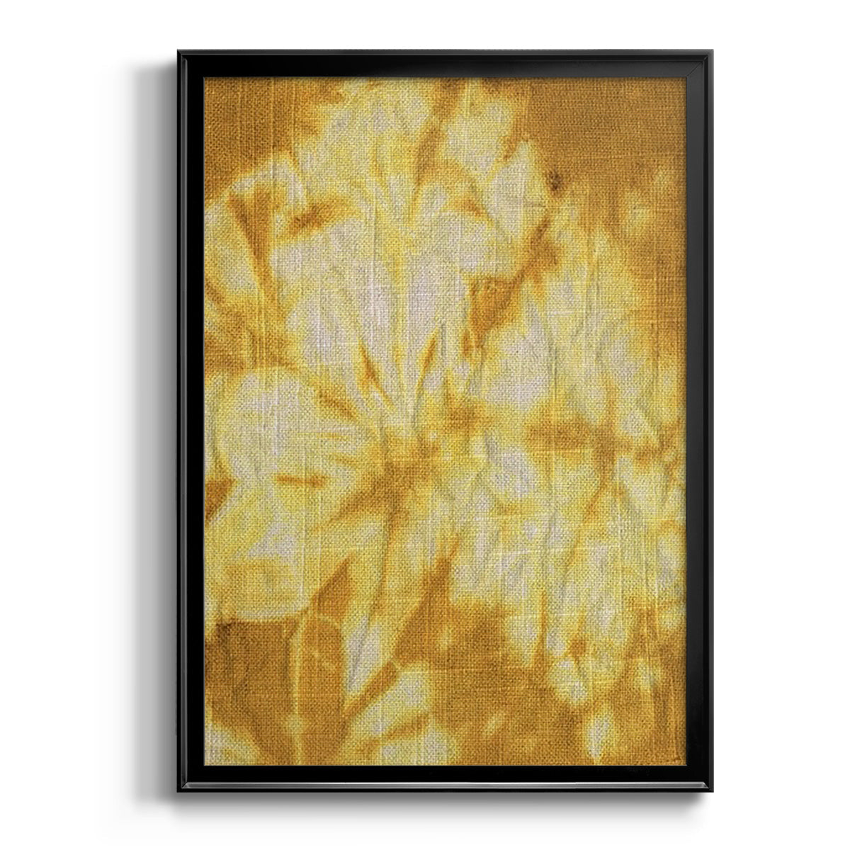 Turmeric Sunrise II - Modern Framed Canvas Print