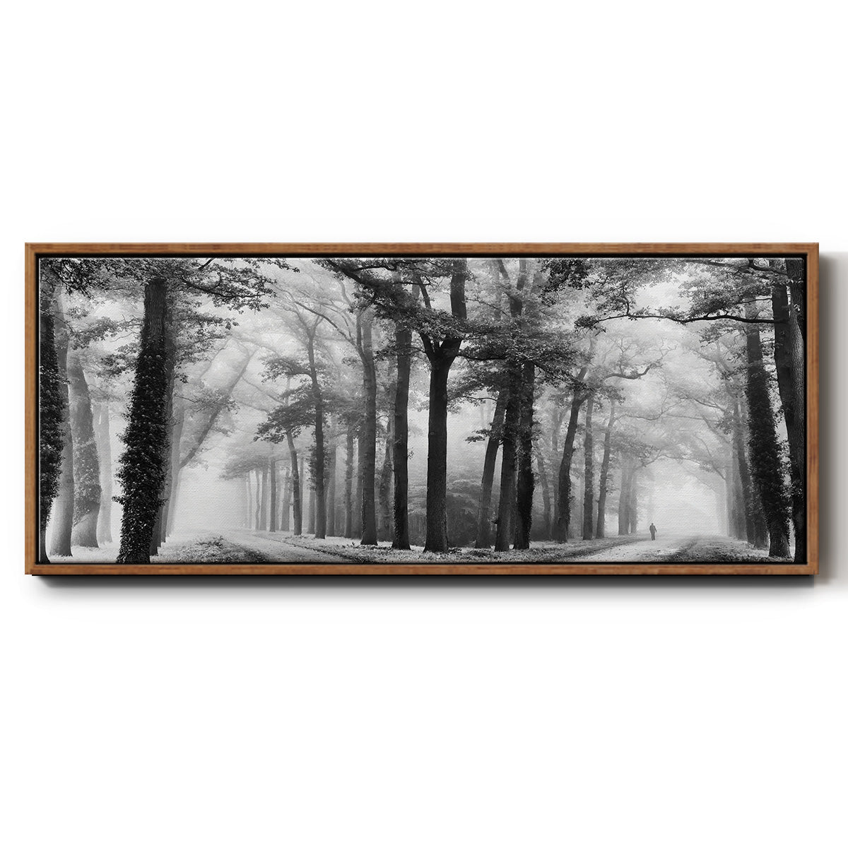 Turning Left Wasn't Right - Floater Framed Canvas Print
