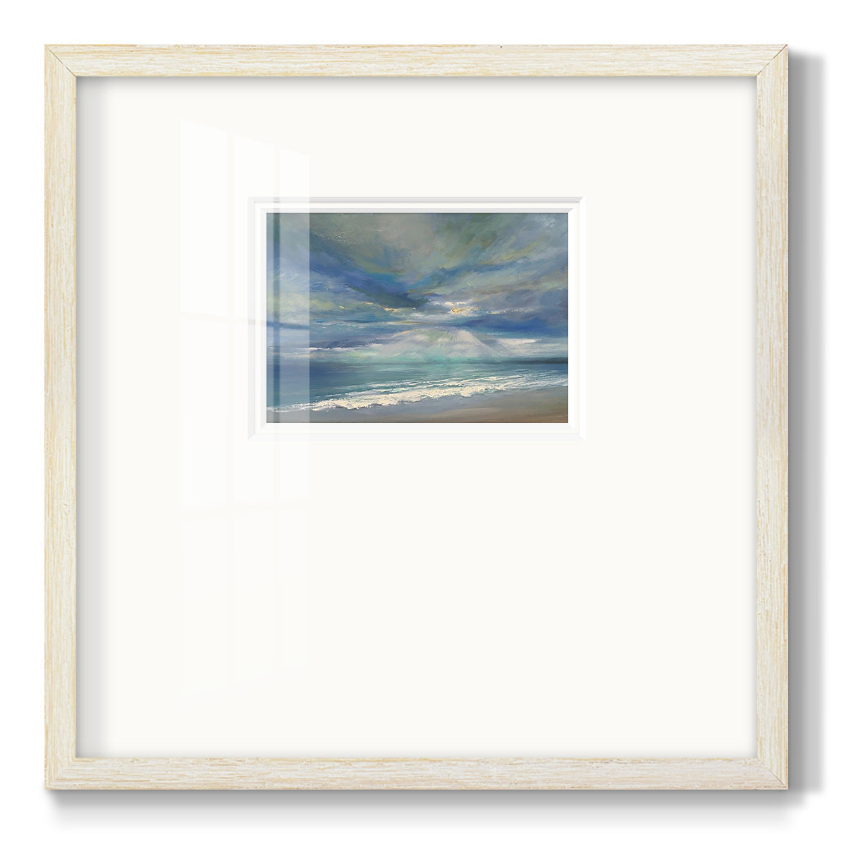 God Rays Premium Framed Print Double Matboard