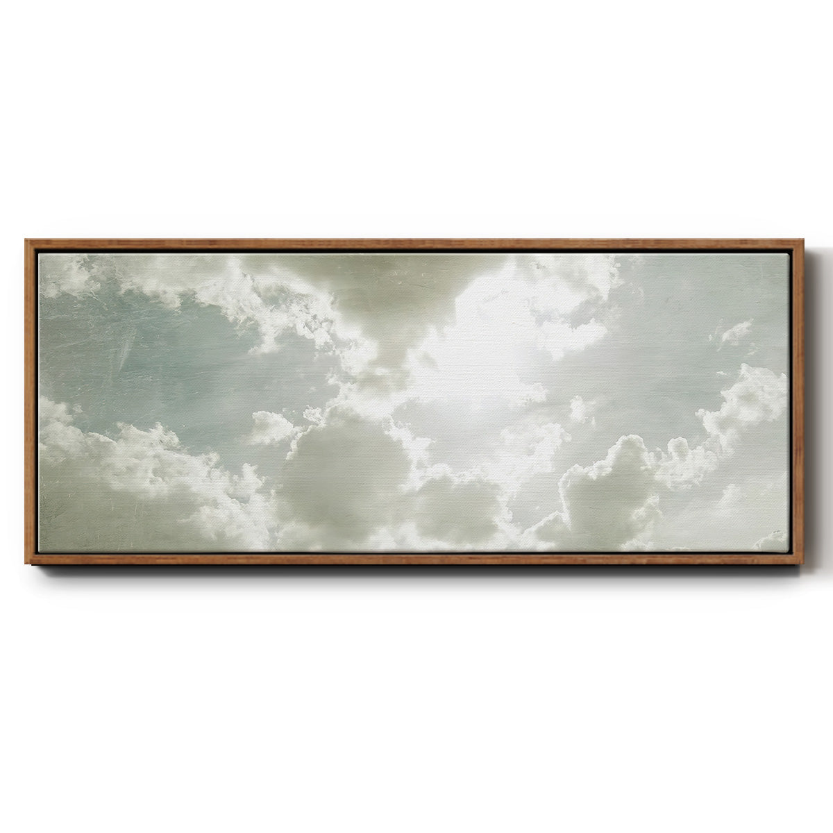 Sky Scrapers II - Floater Framed Canvas Print