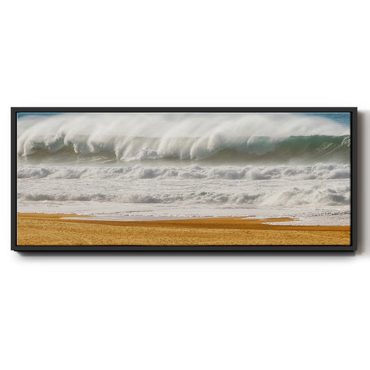 The Challenge - Floater Framed Canvas Print