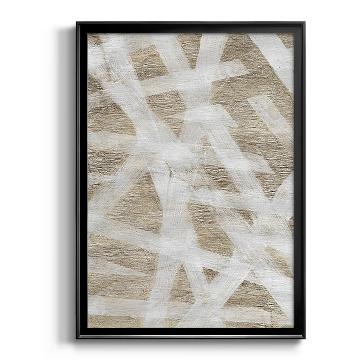 Splinters - Modern Framed Canvas Print