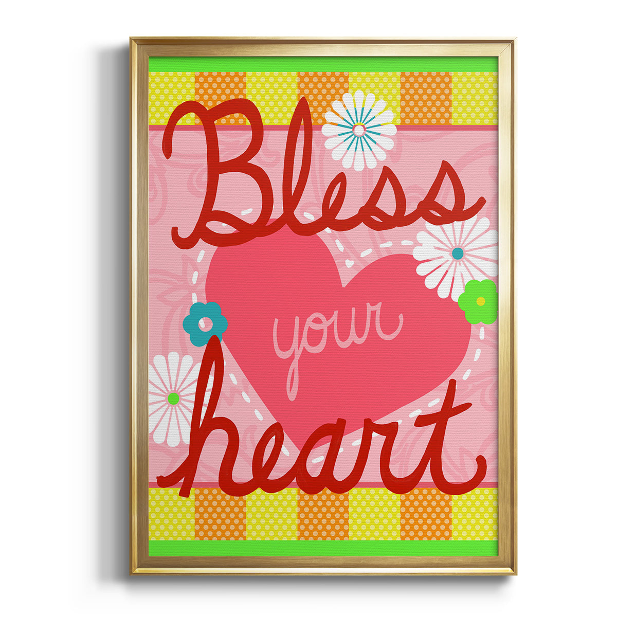 Southern Sayings I - Modern Framed Canvas Print