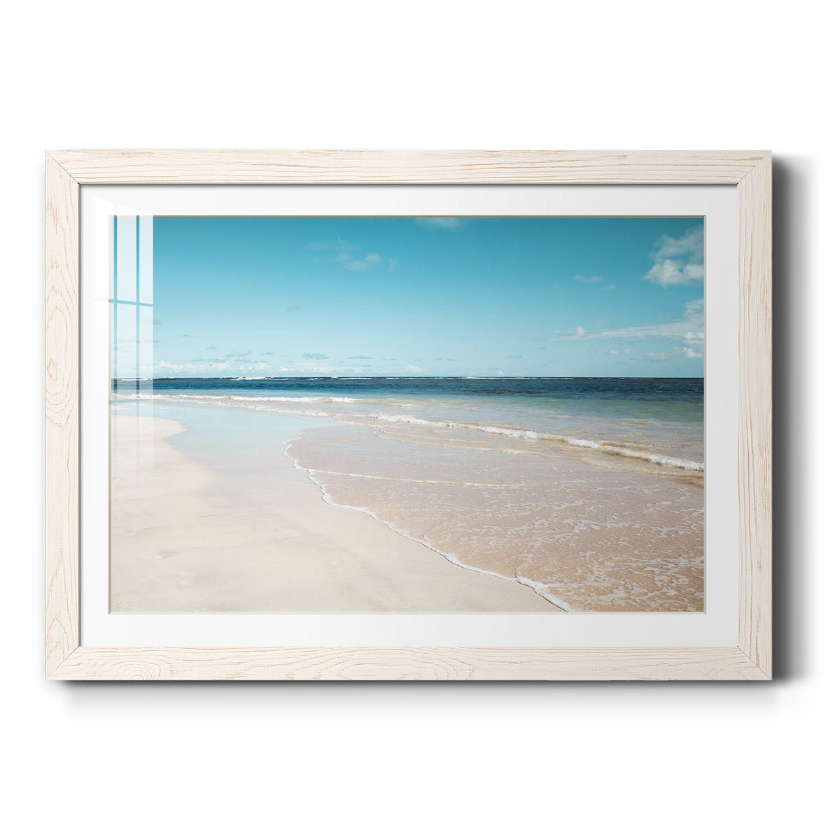 Sugar Sand Beach - Barnwood Framed Art Print