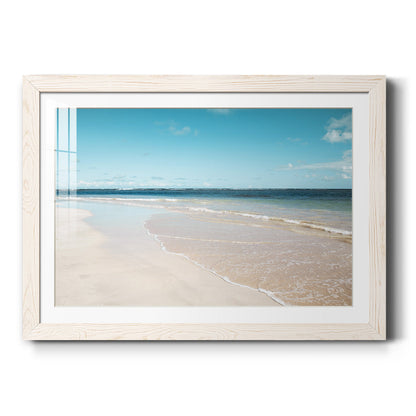 Sugar Sand Beach - Barnwood Framed Art Print