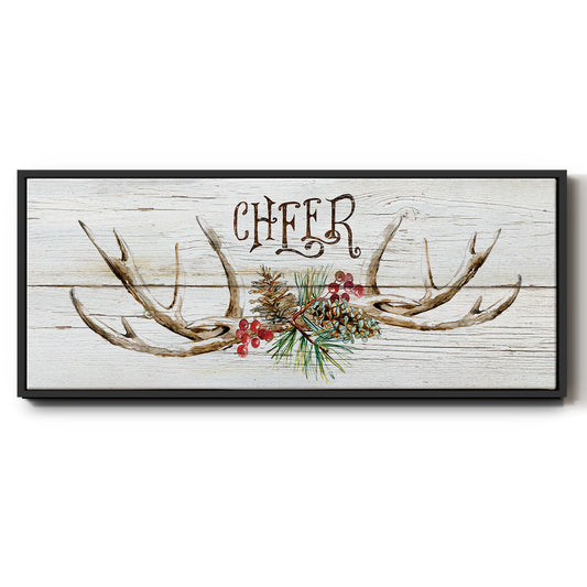Rustic Cheer - Floater Framed Canvas Print