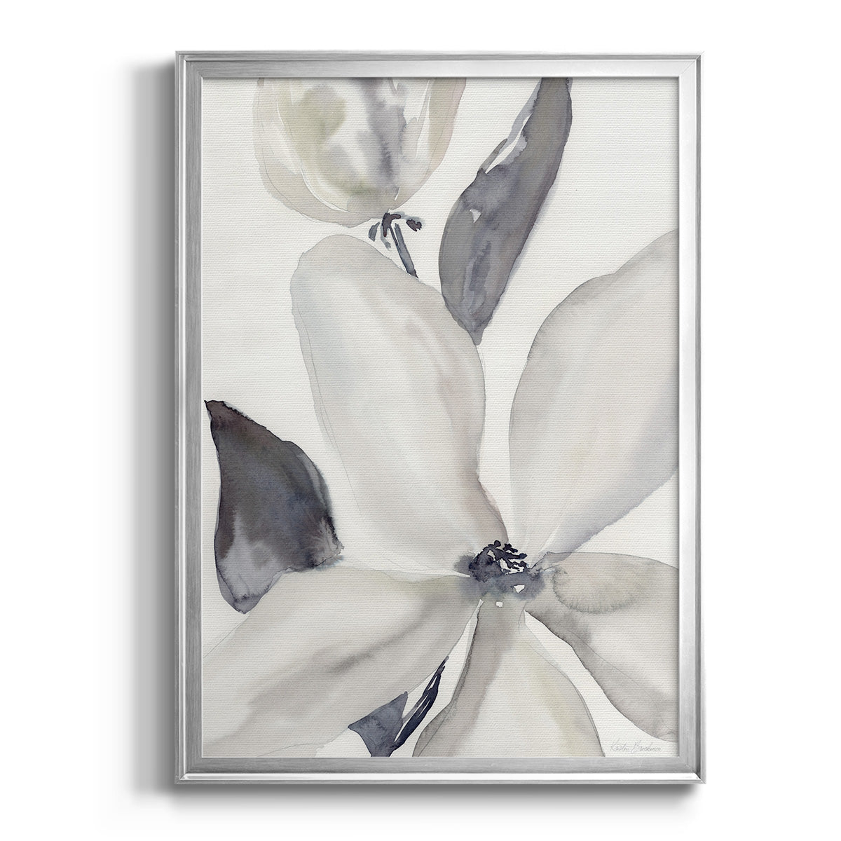 Daybreak Bloom II - Modern Framed Canvas Print