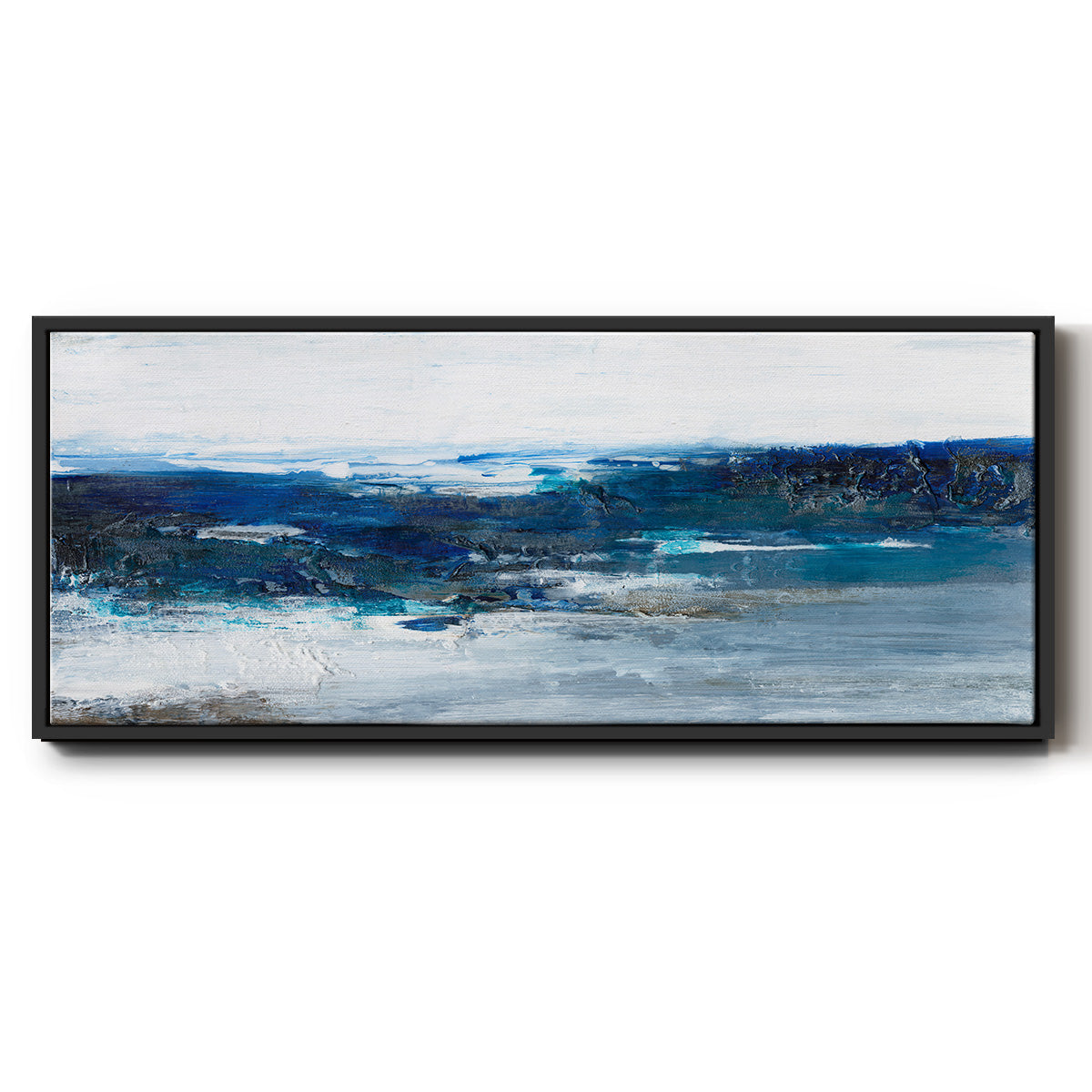 Mysterious Sea II - Floater Framed Canvas Print