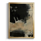 Baked Paintstrokes VI - Modern Framed Canvas Print