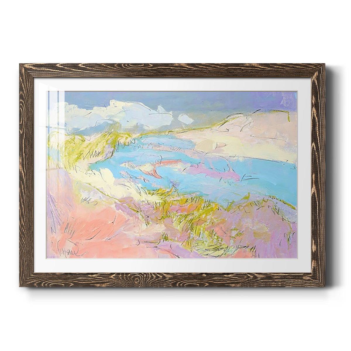 Got a Hold on Me - Barnwood Framed Art Print