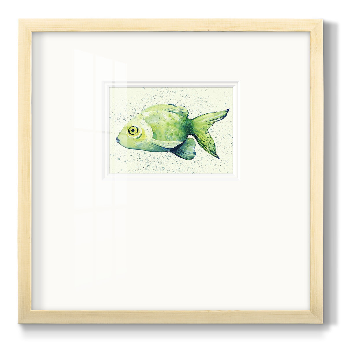 Speckled Freshwater Fish I - Double Matboard Framed Print