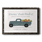 Fresh Sunflowers Truck - Barnwood Framed Art Print