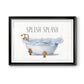 Splish Splash Premium Framed Print - Ready to Hang