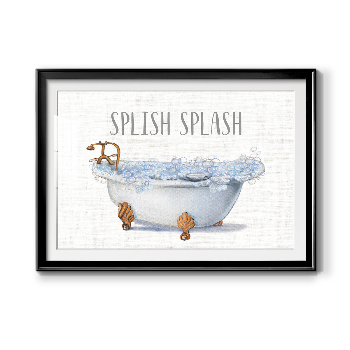 Splish Splash Premium Framed Print - Ready to Hang