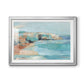 Turquoise Cliff Wall I Premium Framed Print - Ready to Hang