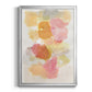 Warm Petals II - Modern Framed Canvas Print