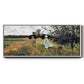 The Promenade Near Argenteuil, 1875 - Floater Framed Canvas Print