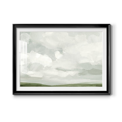 Gray Stone Sky IV - Modern Framed Art Print