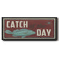 Shoreline Signs IV - Floater Framed Canvas Print