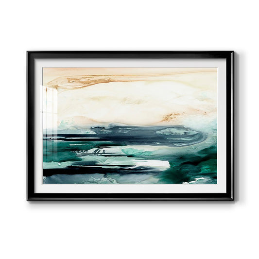 Sea Foam Flow II - Modern Framed Art Print