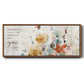 Full Bloom Verse - Floater Framed Canvas Print