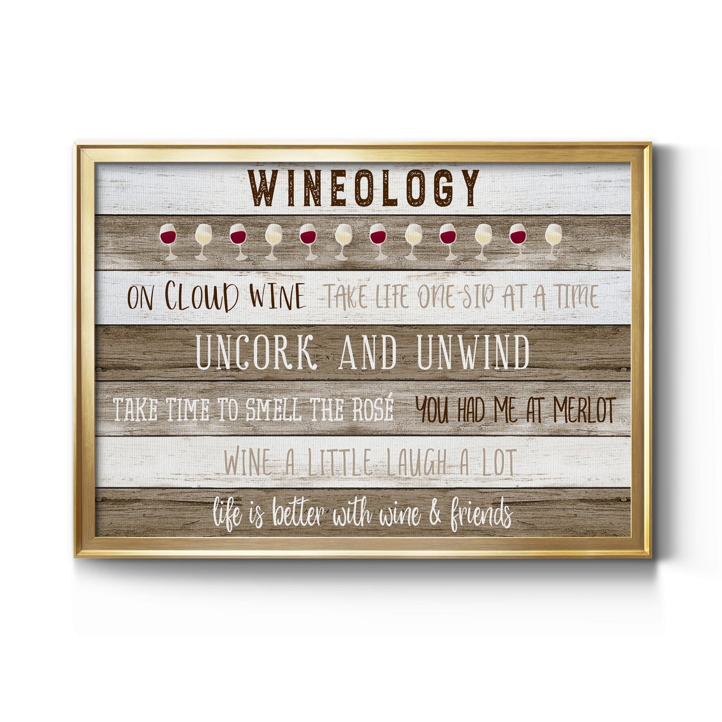 Wineology Premium Classic Framed Canvas - Ready to Hang