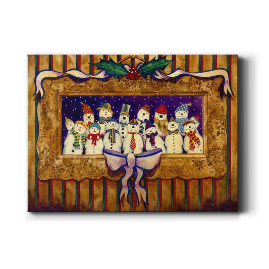 Snowmen - Canvas Art Print