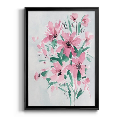 Posy Blooms III - Modern Framed Canvas Print