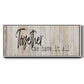 Together We Have - Floater Framed Canvas Print