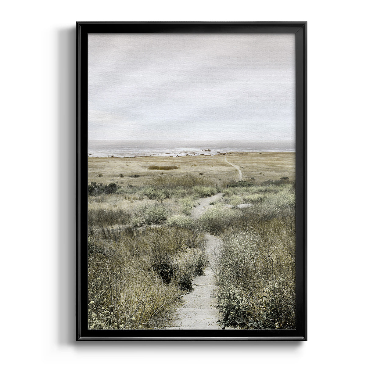 Footpath to Paradise - Modern Framed Canvas Print