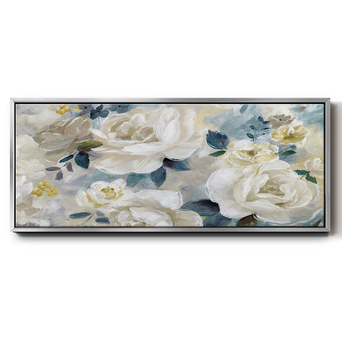 Simple Bright and Bold - Floater Framed Canvas Print