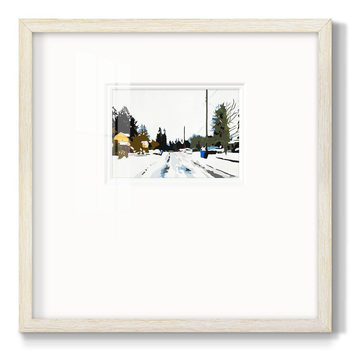 Winterhood Premium Framed Print Double Matboard