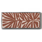 Terra Cotta Block Palms IV - Floater Framed Canvas Print