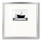 Modern Bath I Premium Framed Print Double Matboard