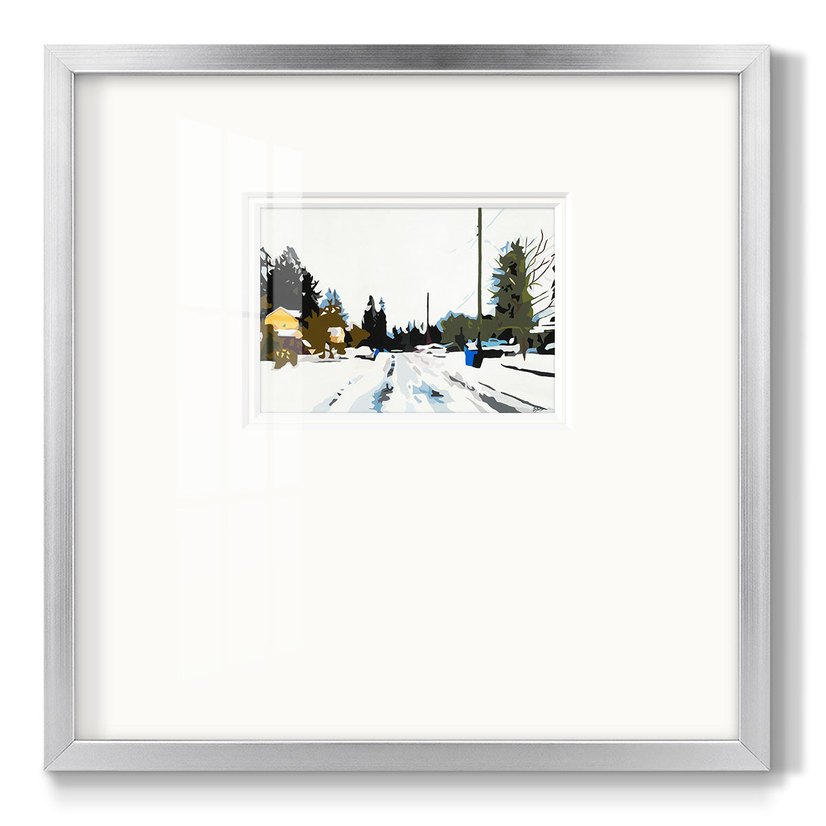 Winterhood Premium Framed Print Double Matboard