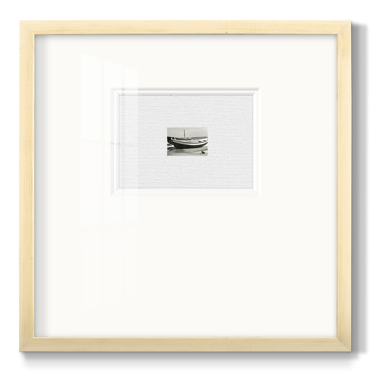 Vintage Rowboat III Premium Framed Print Double Matboard