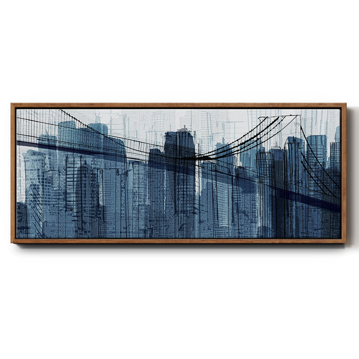 The Other Side - Floater Framed Canvas Print