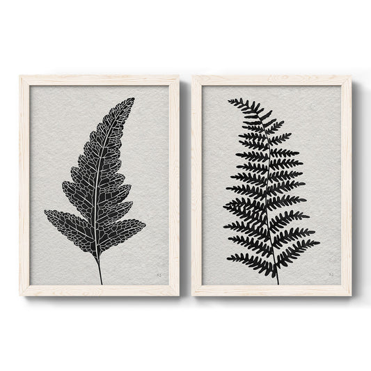 Forest Fern I - Barnwood Framed Canvas Set