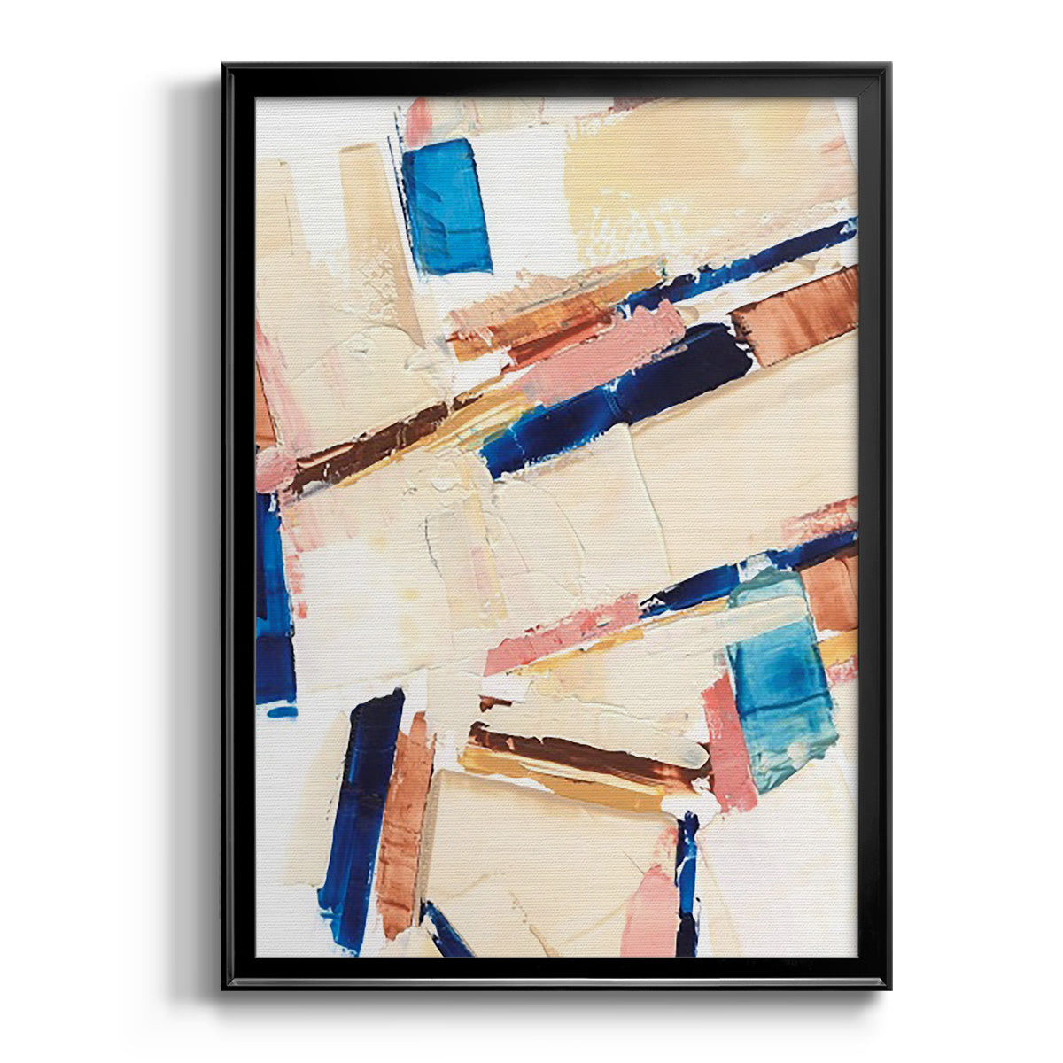 Pivot Point II - Modern Framed Canvas Print