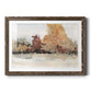The Autumn View II - Barnwood Framed Art Print