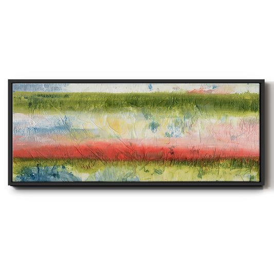 Nature's Flag II - Floater Framed Canvas Print