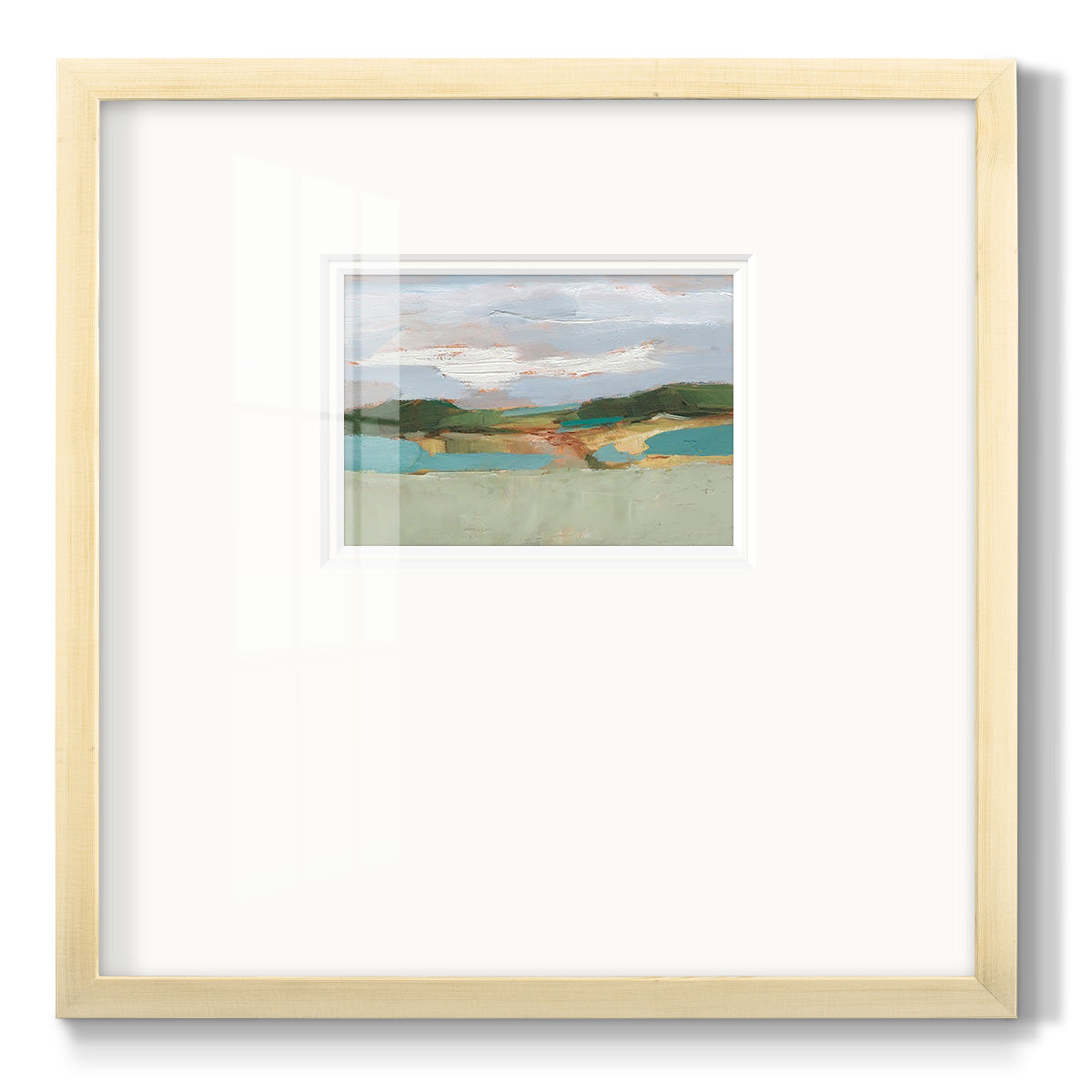 High Noon Vista Study II - Double Matboard Framed Print