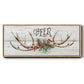 Rustic Cheer - Floater Framed Canvas Print