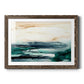 Sea Foam Flow II - Barnwood Framed Art Print