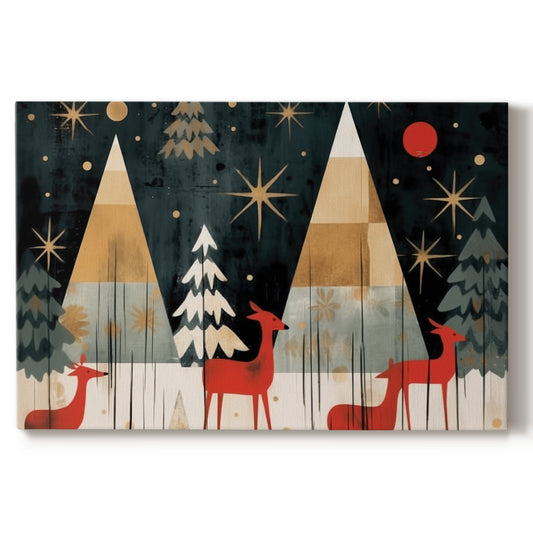 Twilight of Warm Lantern Icicles - Canvas Art Print