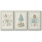 Willow Blue Besler IV - Framed Premium Gallery Wrapped Canvas L Frame 3 Piece Set - Ready to Hang